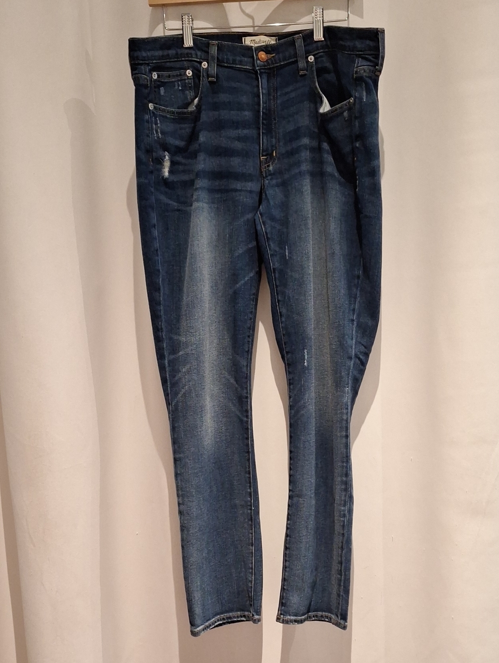 Madewell The Slim Boyjean  Dark Blue Slim Jeans